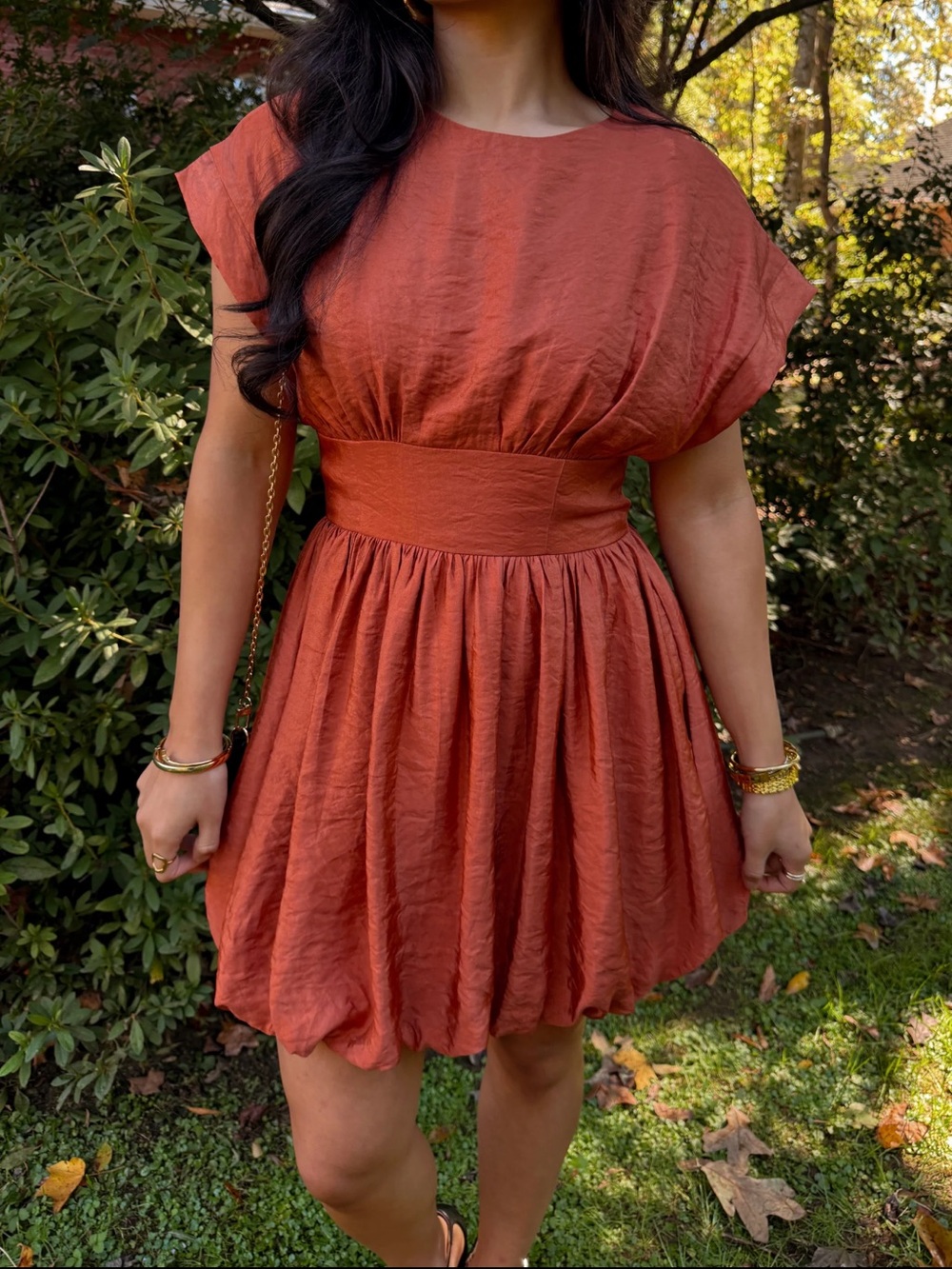 Pumpkin spice dress
